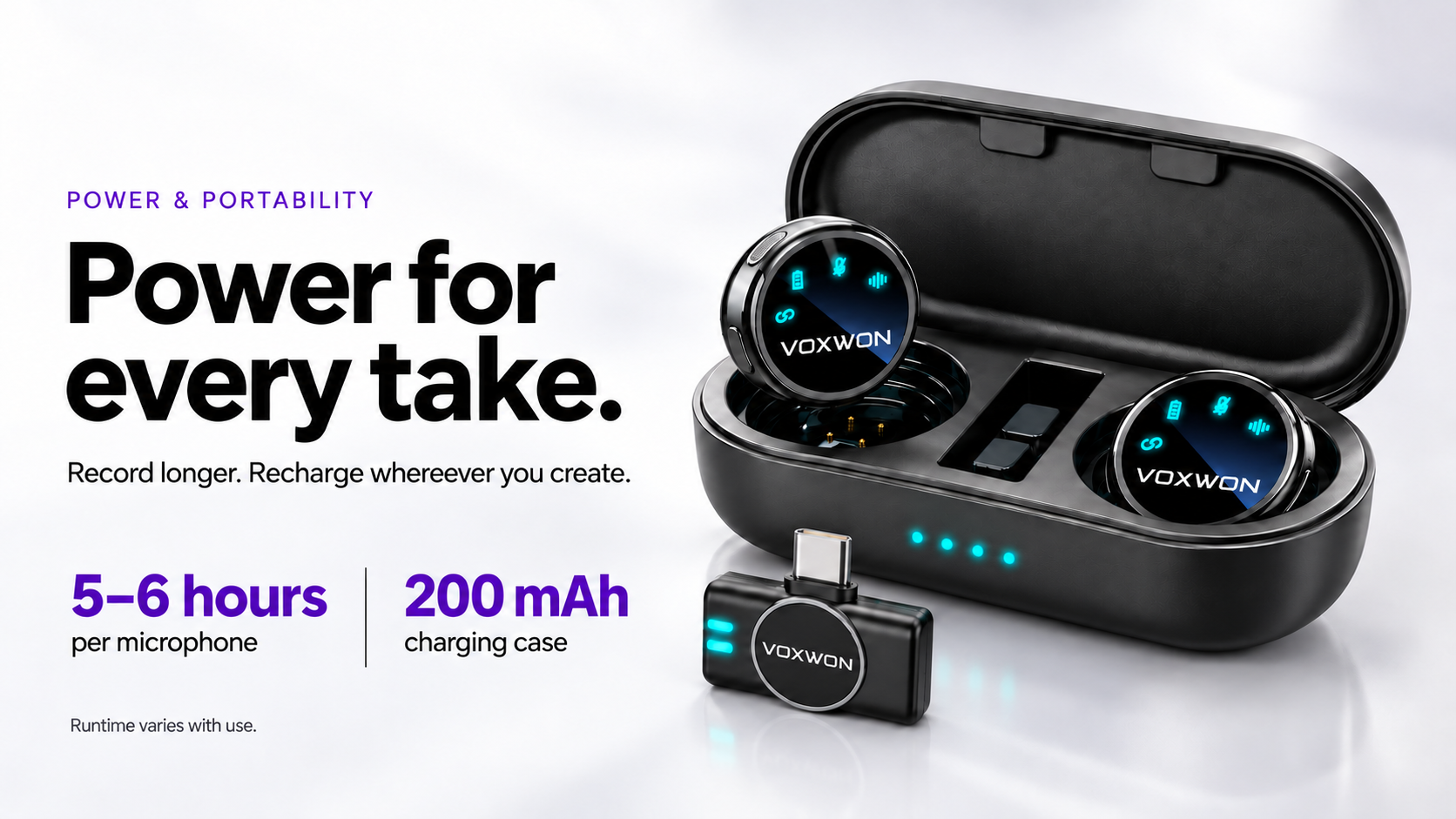 VOXWON S3 — Power for every take.